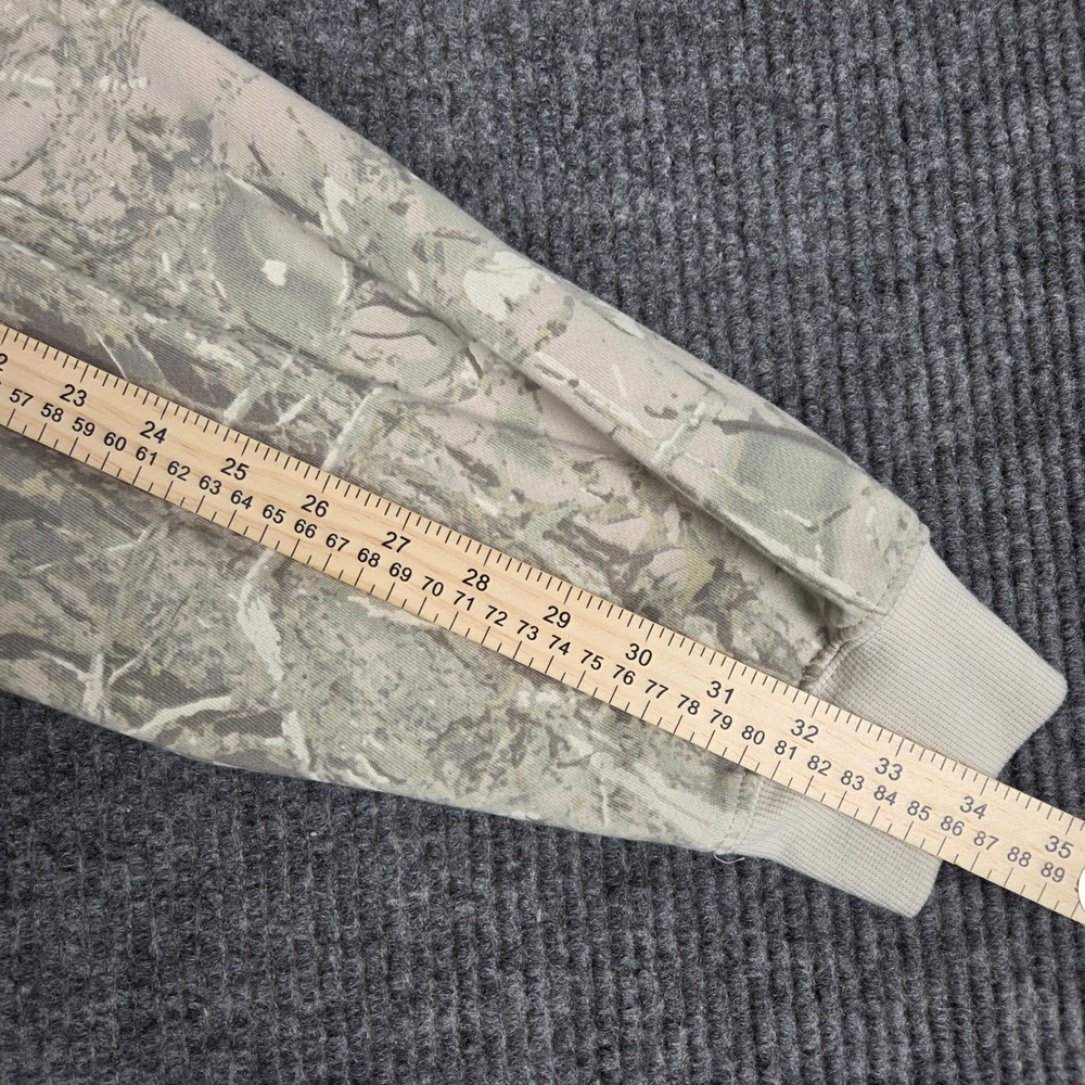 Chevrolet GM Mens 3XL Camo Hoodie Grey Tan Embroidered Bowtie Logo Sweatshirt - Picture 9 of 9